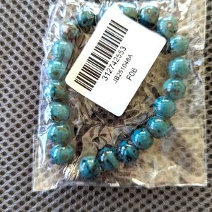 Jade and Black stretch Bracelet New with Tag, never opened